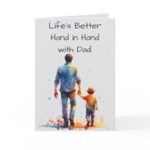 La vida es mejor de la mano con papá Feliz cumplea