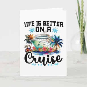 Tarjeta La vida es mejor en unas vacaciones familiares en 