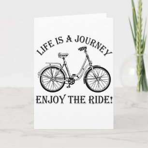 Tarjeta La Vida Es Un Viaje Disfrutar El Paseo