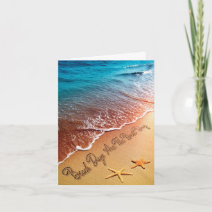 Tarjeta La vida es una oportunidad para la playa