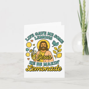 Tarjeta La Vida Me Dio Algunos Lemones Pero Mi Jesús Está 