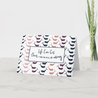 Tarjeta La vida puede ser Sobre-Ballena-ming ..... o