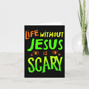 Tarjeta La vida sin Jesús es una espantosa caída de Hallow