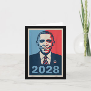 Tarjeta La vieja elección patriótica política de Obama 202