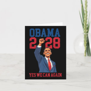 Tarjeta La vieja elección patriótica política de Obama 202