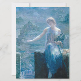 Tarjeta La vigilia de Valkyrie (Dama elegante en un castil