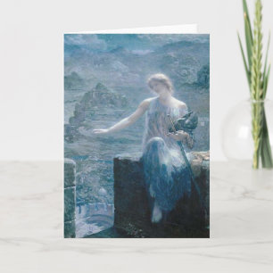 Tarjeta La vigilia de Valkyrie, Edward Robert Hughes, 1906