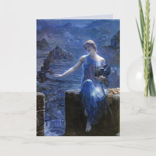 Tarjeta La vigilia de Valkyries (Anverso)