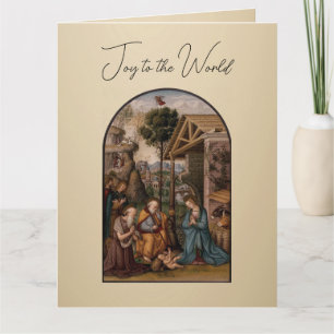Tarjeta La Virgen María y el Niño Jesús Felicitaciones de 