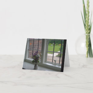 Tarjeta La visión desde la ventana de Jane Austen