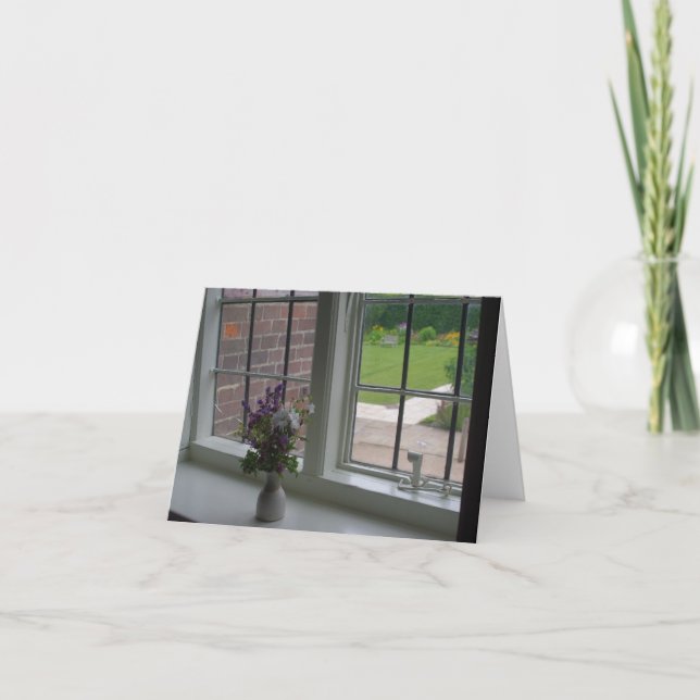 Tarjeta La visión desde la ventana de Jane Austen (Anverso)