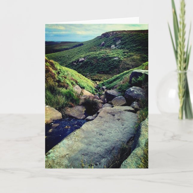 Tarjeta La vista desde la piedra (Anverso)