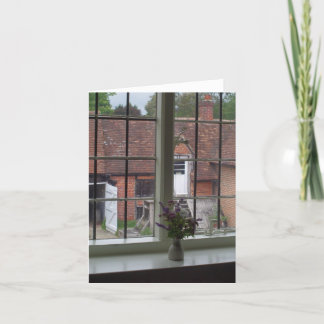 Tarjeta La vista desde la ventana de Jane Austen