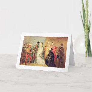 Tarjeta La vuelta de Othello, acto II, escena ii de 'Othe