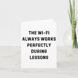 Tarjeta La Wi-fi Siempre Funciona Perfectamente Profesor M