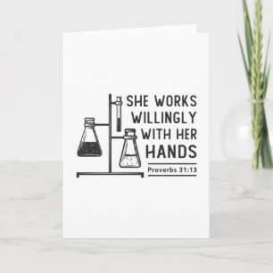 Tarjeta Lab Tech Que Trabaja Como Técnico De Laboratorio
