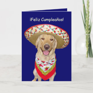 Tarjeta Laboratorio amarillo lindo Feliz Cumpleanos