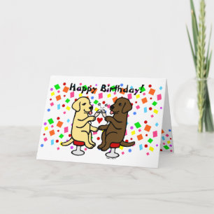 Tarjeta Laboratorio de chocolate por nacimiento y laborato