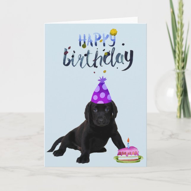 Tarjeta Laboratorio de recuperación de Labrador de Cumplea (Anverso)