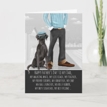 Laboratorio negro de The Dog Father's Day Funny