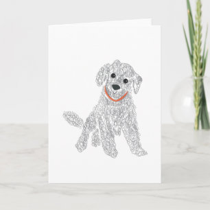 Tarjeta Labradoodle Doodle