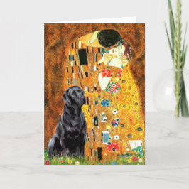 Tarjeta Labrador 4 (negro) - El Beso