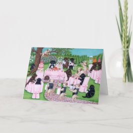 Tarjeta Labrador Boda