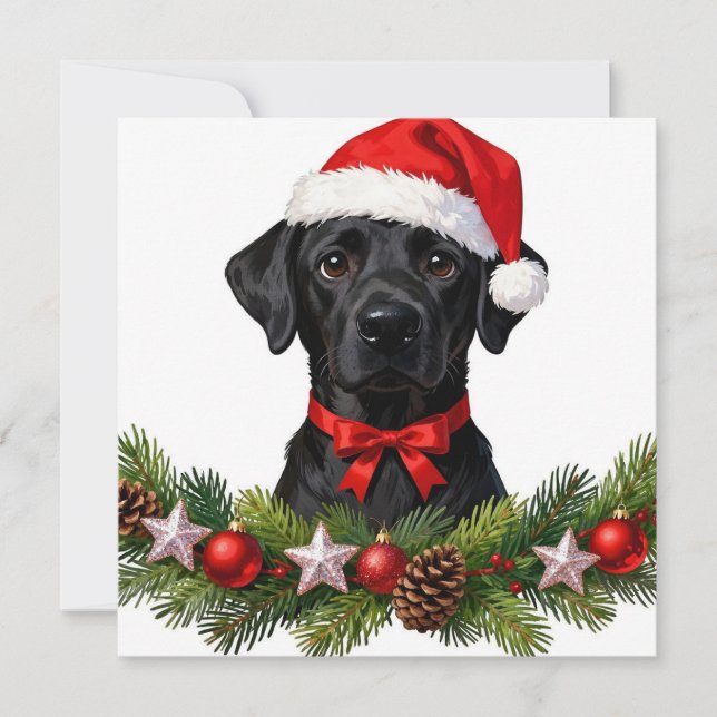 Tarjeta Labrador Greeting Card (Anverso)