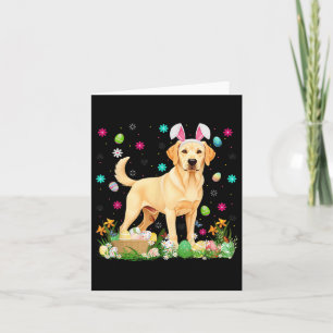 Tarjeta Labrador recuperador perro Semana Santa Caza de hu