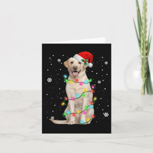 Tarjeta Labrador Recuperador Perros Árboles Navidades Swea