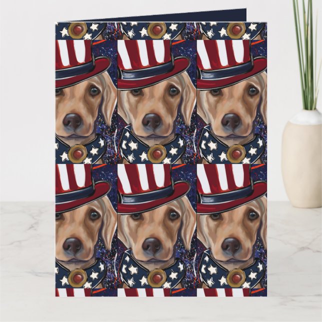 TARJETA LABRADOR RETRIEVER (Anverso)