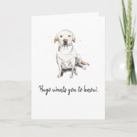 Labrador retriever dorado personalizado día del pa