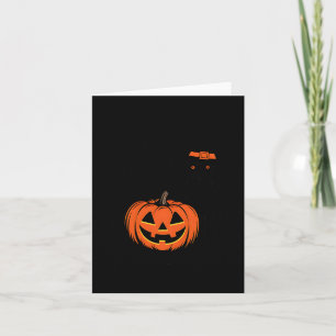 Tarjeta Labrador Retriever Negro Espeluznante de Halloween