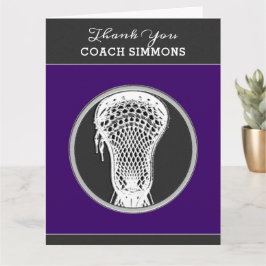Tarjeta Lacrosse Coach