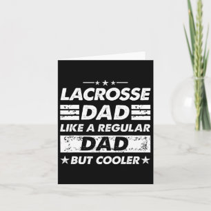 Tarjeta Lacrosse Dad Like A Regular Dad Funny Lacrosse