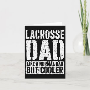 Tarjeta Lacrosse Dad Shirt Men Fathers Day Lacrosse Dad