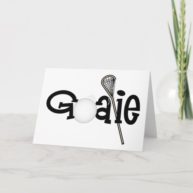 Tarjeta Lacrosse Goalie (Anverso)