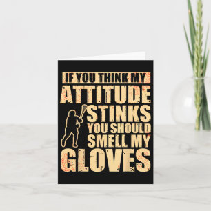 Tarjeta Lacrosse Goalie Lacrosse Glove Stick Lax Goalie