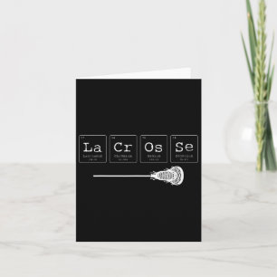 Tarjeta Lacrosse - Tabla Periódica De Elementos Química 1