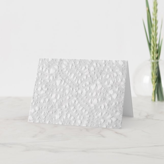 Tarjeta Lacy Doily (Anverso)