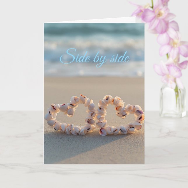 Tarjeta Lado a lado (Orquídea)