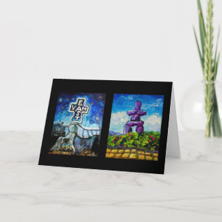 Tarjeta Lado oeste del este de Van