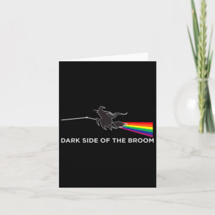 Tarjeta Lado Oscuro De La Escoba Clic Rock Bruja Divertida