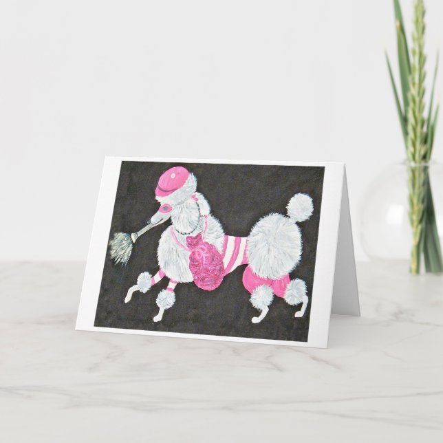 Tarjeta Ladrón de Caniche con Clase y Estilo (Anverso)