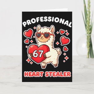Tarjeta Ladrón de Corazones Profesional San Valentín 67 Me