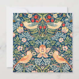 Tarjeta Ladrón de fresa (por William Morris)