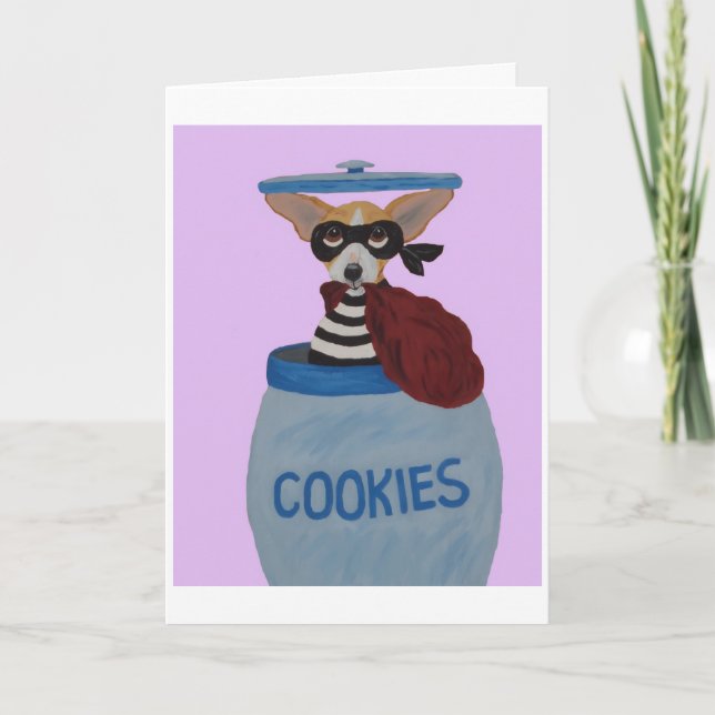 Tarjeta Ladrón de Galletas Chihuahua (Anverso)
