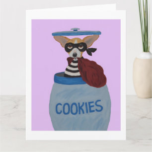 Tarjeta Ladrón de Galletas Chihuahua
