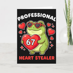 Tarjeta Ladrón Profesional del Corazón San Valentines 67 M