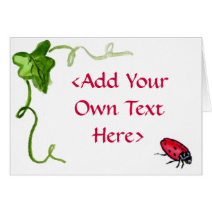 Tarjeta Lady Bug